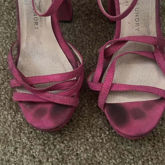 Used Chinese laundry chunky heels size 8 - Picture 2 of 6